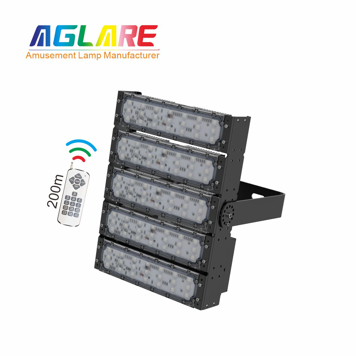 250W LED彩色投光灯RGB景观灯户表射灯带？仄