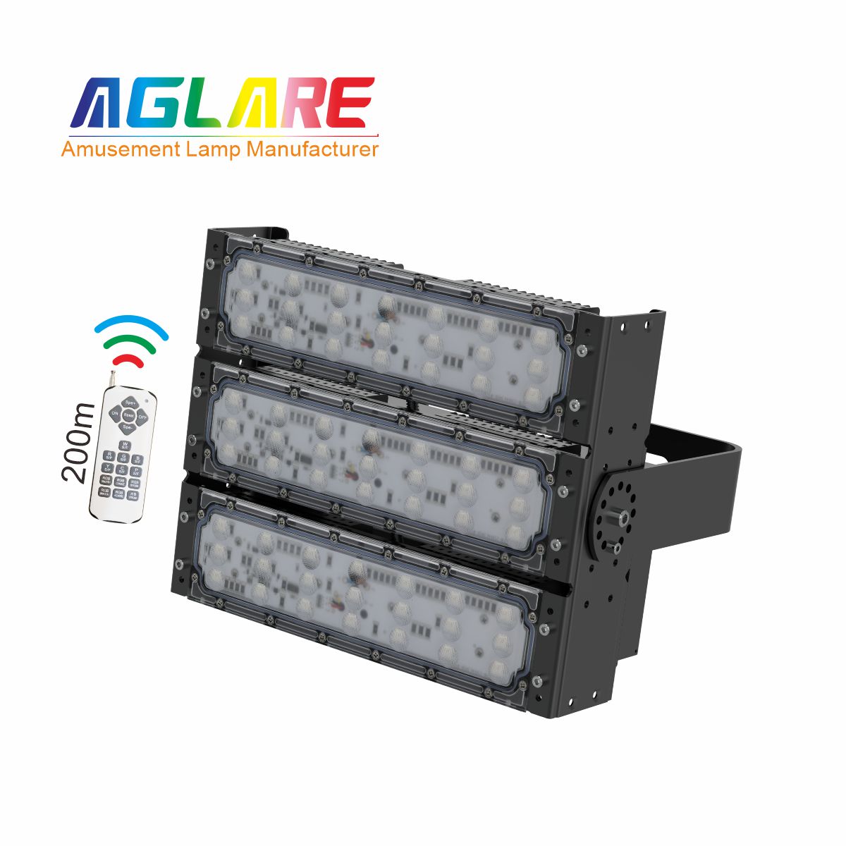 150W LED彩色泛光灯投光灯,变色户表射灯带？仄