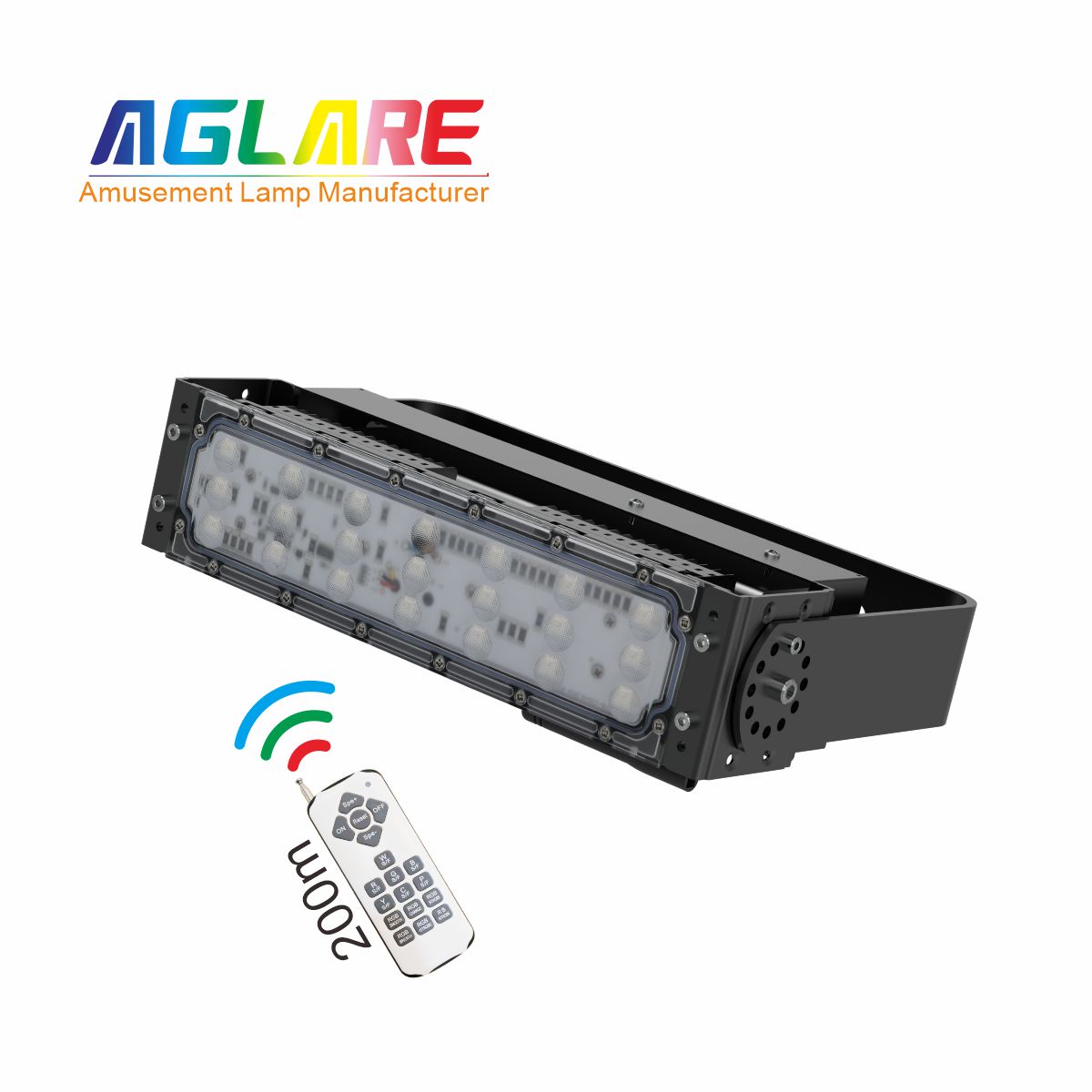 50W LED彩色投光灯带？仄
