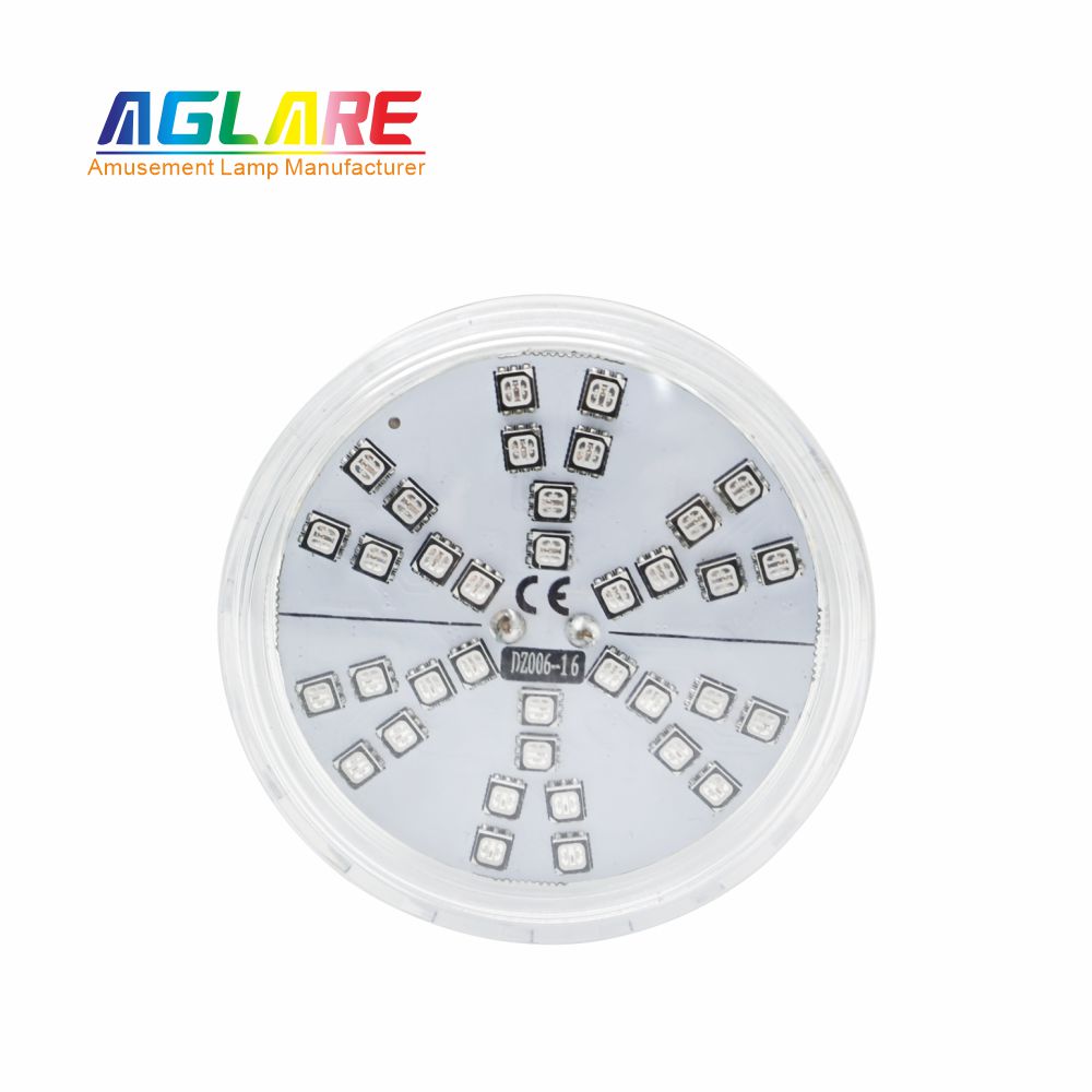 60mm RGB LED游乐场灯1-16自动法式旋转成效- AC24V， 42led
